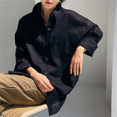 Bat Sleeve Irregular Bottoming Shirt